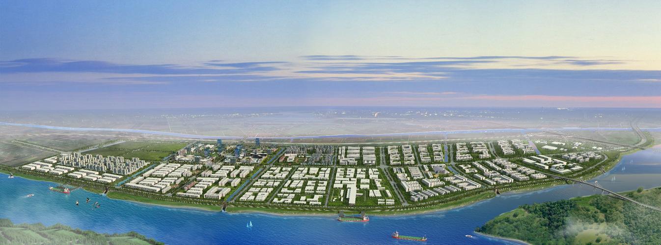 廣州市南沙新區大崗先進制造業基地整體效果圖
